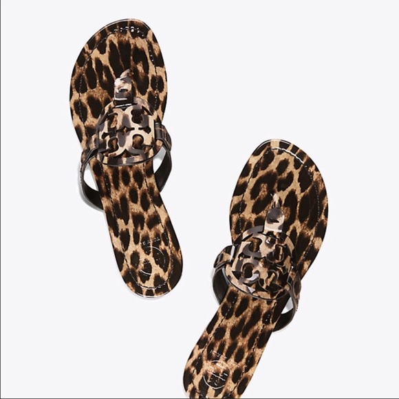 Tory Burch Miller sandals, leopard print 8 - Picture 4 of 5
